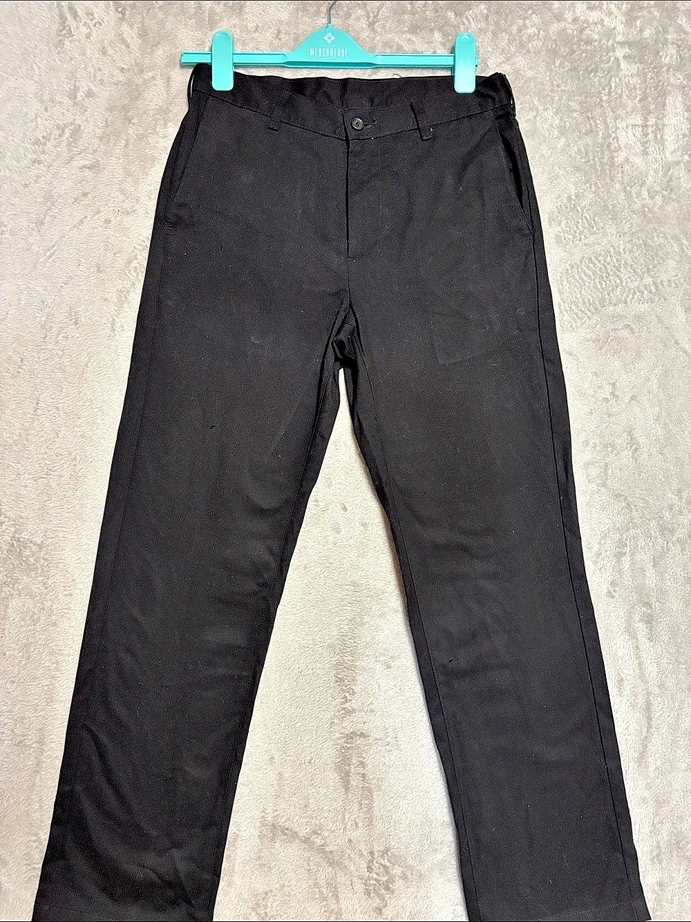 George Men's Black Chino Pants